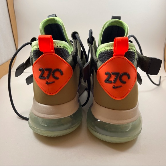 Nike Air Max Edge 270 Shoes Mens size 9 Parachute Beige Brown Crimson - Picture 3 of 5